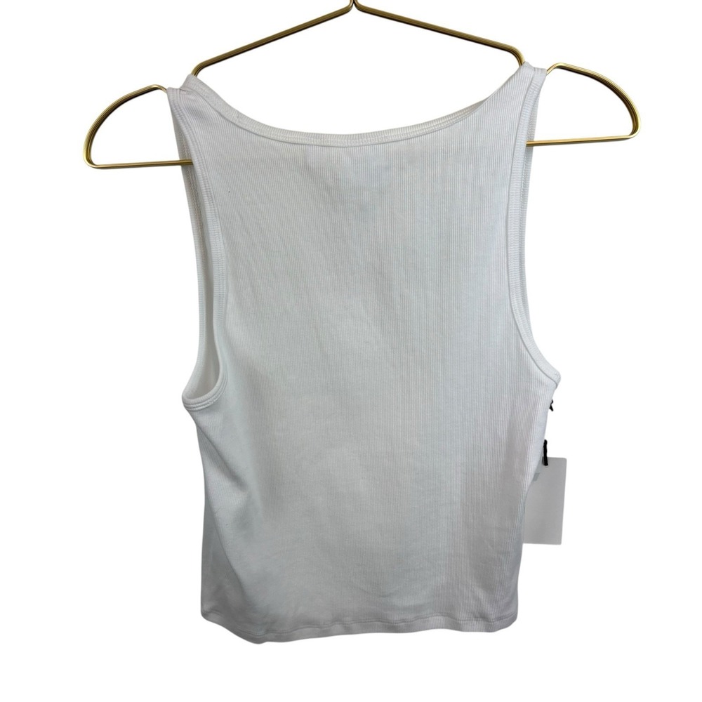 Set of Two Aritzia TNA Home Stretch Square Neck Tank Tops  NWT Size Large $50 - Picture 3 of 13
